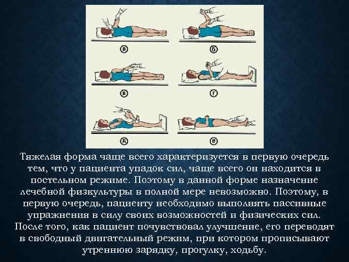 Тяжелая форма чаще всего характеризуется в первую очередь тем, что у пациента упадок сил,