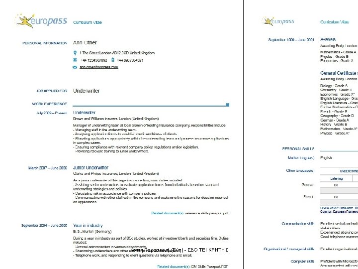 Κόττη Παρασκευή (Εύη) - ΣΔΟ ΤΕΙ ΚΡΗΤΗΣ 