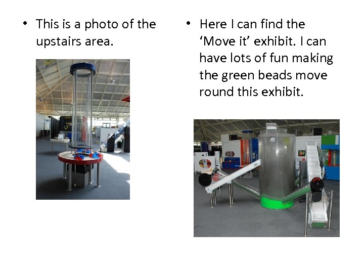  • This is a photo of the upstairs area. • Here I can