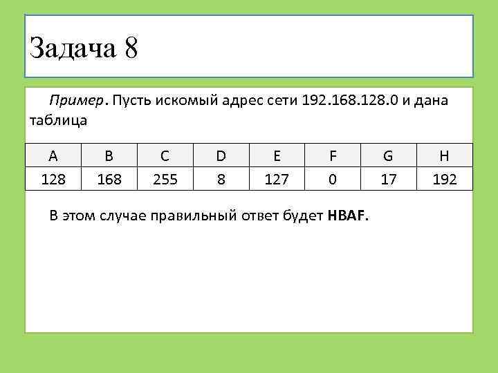 Задачи адресации компьютеров или узлов