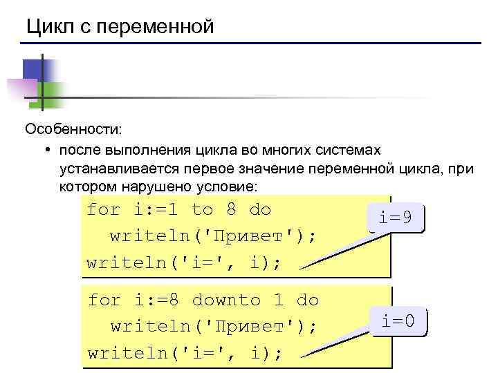 После переменной. Цикл с переменной. Цикл по переменной. Цикл переменной величины это. Запаздывающие переменные в цикле.