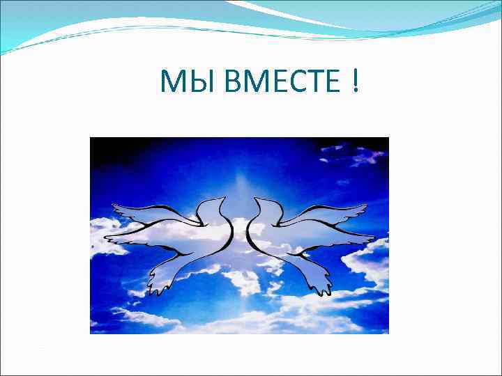 МЫ ВМЕСТЕ ! 