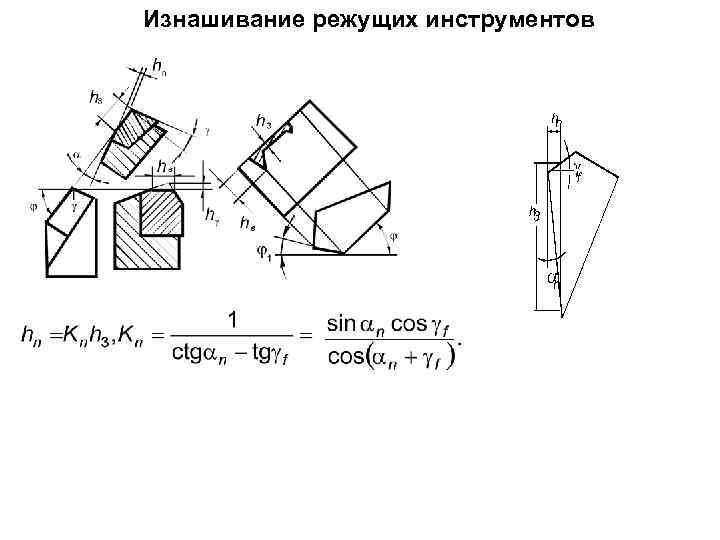 Изнашивание режущих инструментов 