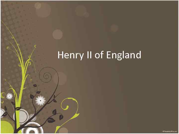 Henry II of England 