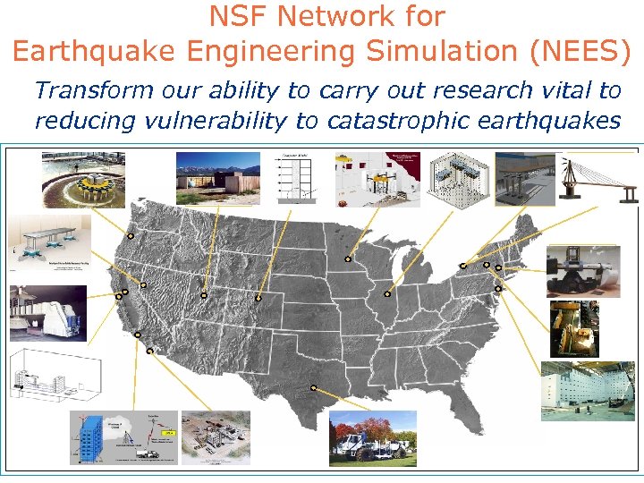 NSF Network for Earthquake Engineering Simulation (NEES) Transform our ability to carry out research