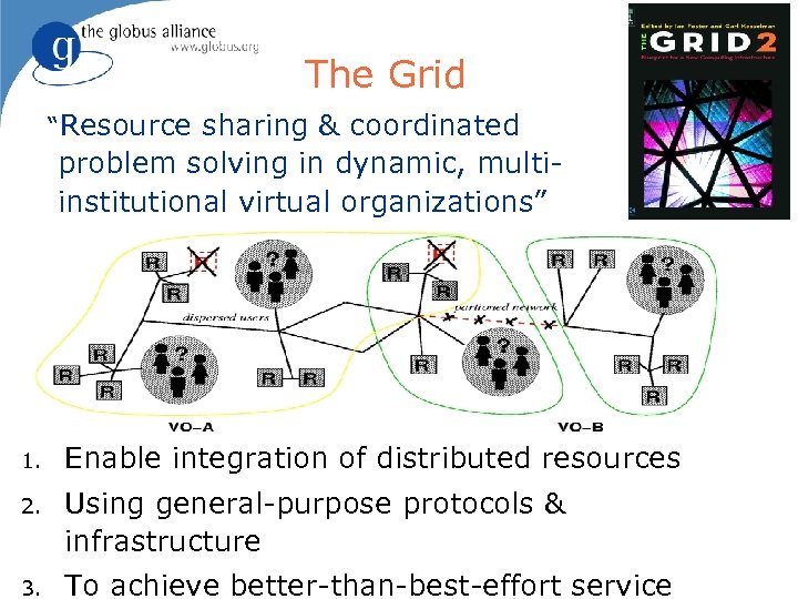 7 The Grid “Resource sharing & coordinated problem solving in dynamic, multiinstitutional virtual organizations”