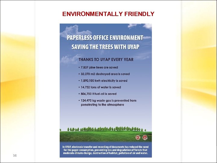ENVIRONMENTALLY FRIENDLY 38 
