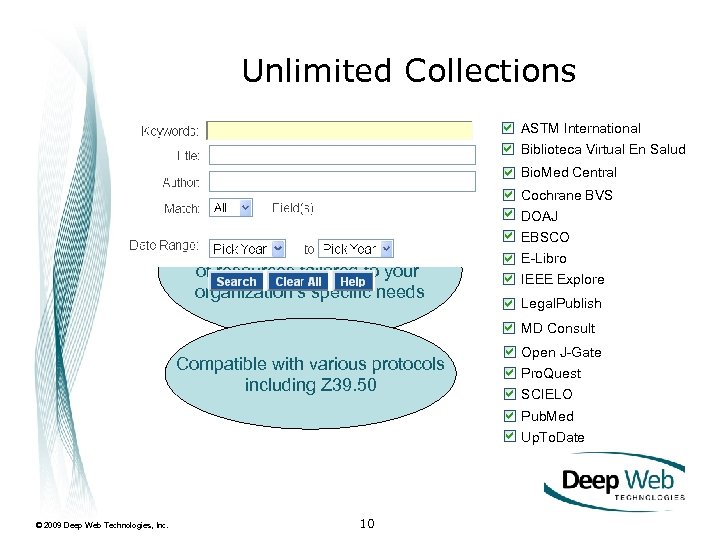 Unlimited Collections ASTM International Biblioteca Virtual En Salud Bio. Med Central Search an unlimited