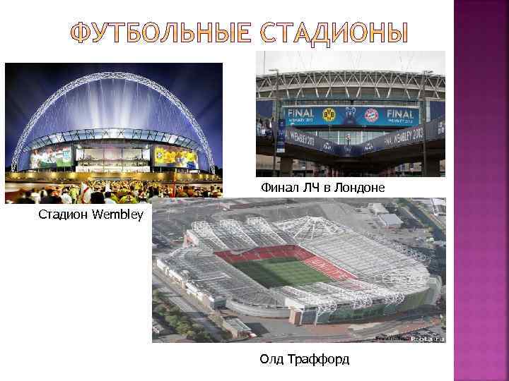 Финал ЛЧ в Лондоне Стадион Wembley Олд Траффорд 