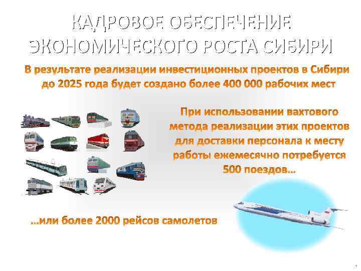 КАДРОВОЕ ОБЕСПЕЧЕНИЕ ЭКОНОМИЧЕСКОГО РОСТА СИБИРИ 7 