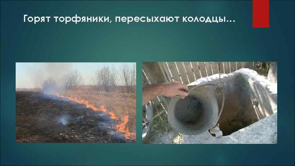 Горят торфяники, пересыхают колодцы… 