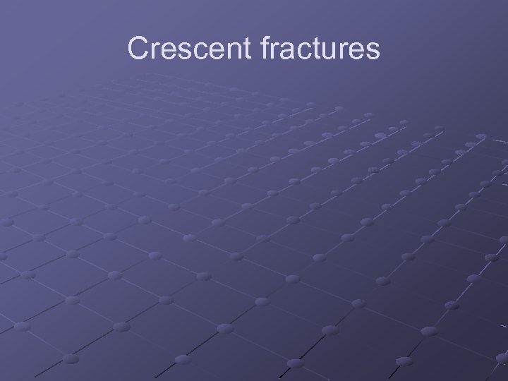Crescent fractures 