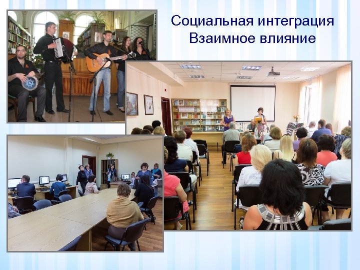 Социальная интеграция Взаимное влияние 