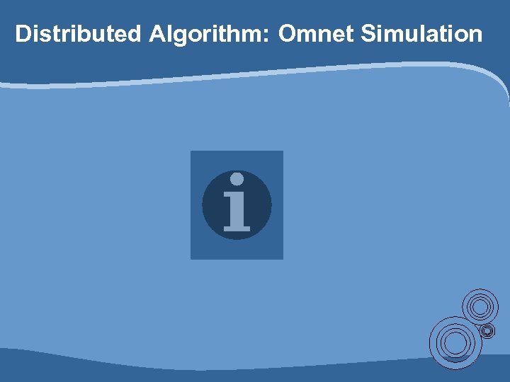 Distributed Algorithm: Omnet Simulation 
