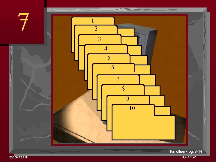 7 1 2 3 T 4 5 7 6 7 8 H 9 J