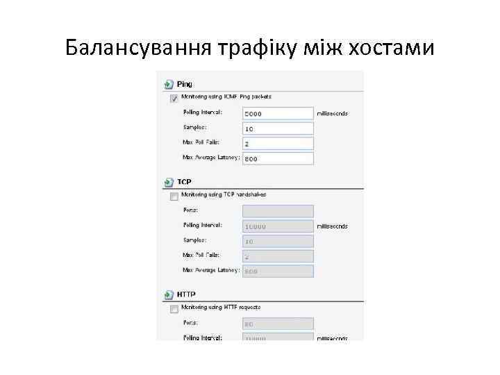 Балансування трафіку між хостами 