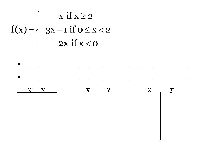  • _____________________________________ x y x y 