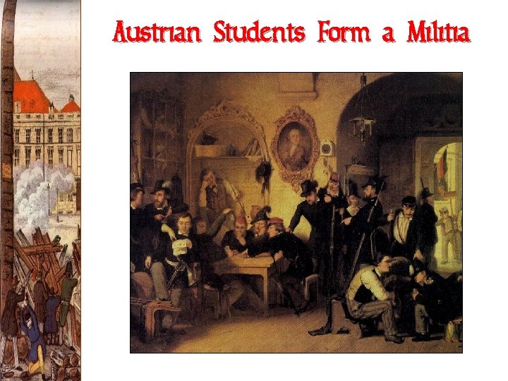 Austrian Students Form a Militia 