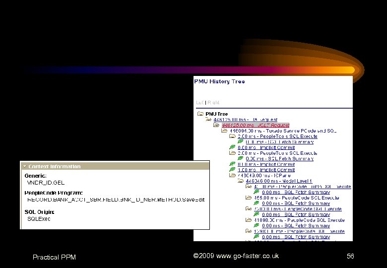 Practical PPM © 2009 www. go-faster. co. uk 56 