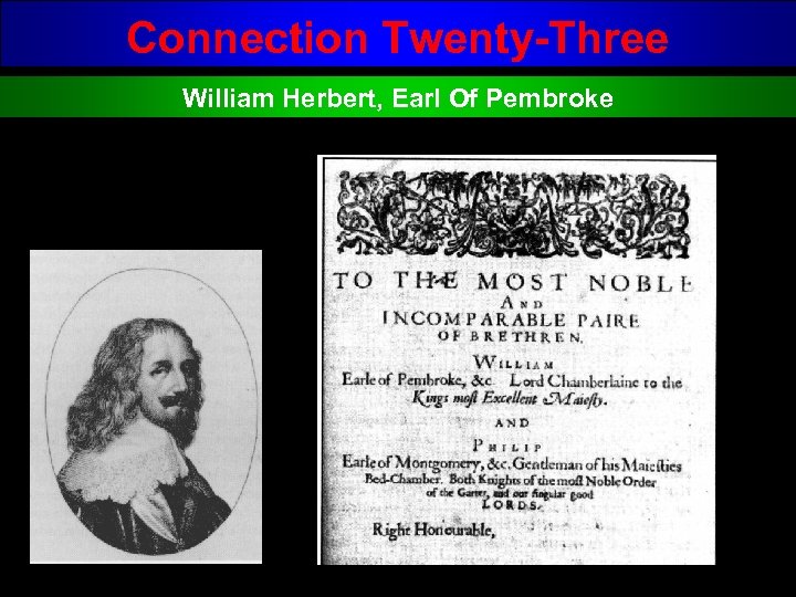 Connection Twenty-Three William Herbert, Earl Of Pembroke 