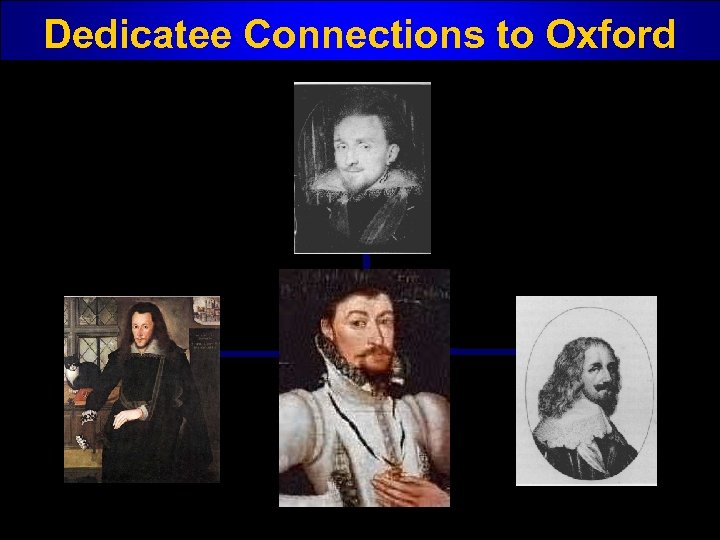 Dedicatee Connections to Oxford 