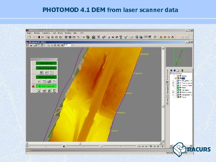 PHOTOMOD 4. 1 DEM from laser scanner data 