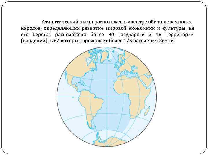 Этот океан расположен. Хоз деятельность Атлантического океана карта.