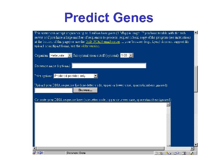 Predict Genes 