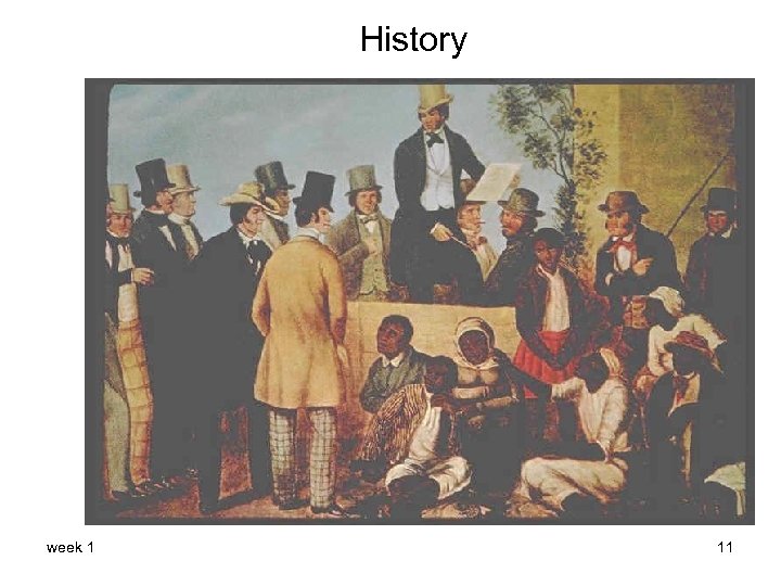 History week 1 11 