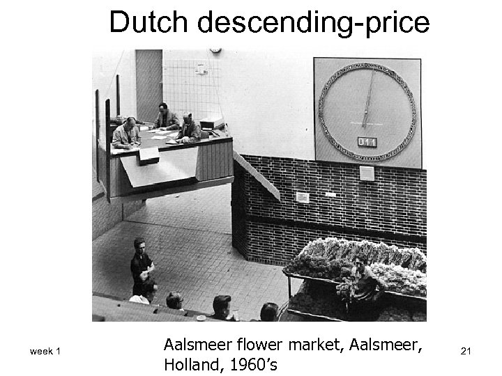 Dutch descending-price week 1 Aalsmeer flower market, Aalsmeer, Holland, 1960’s 21 