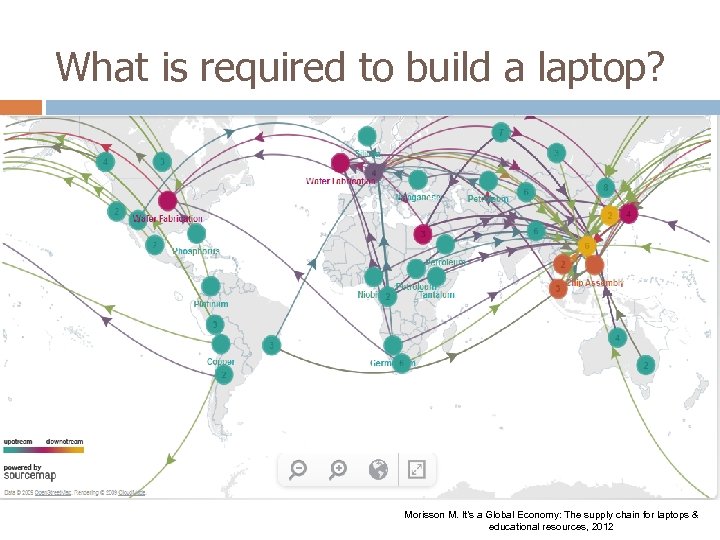 What is required to build a laptop? Morisson M. It’s a Global Economy: The