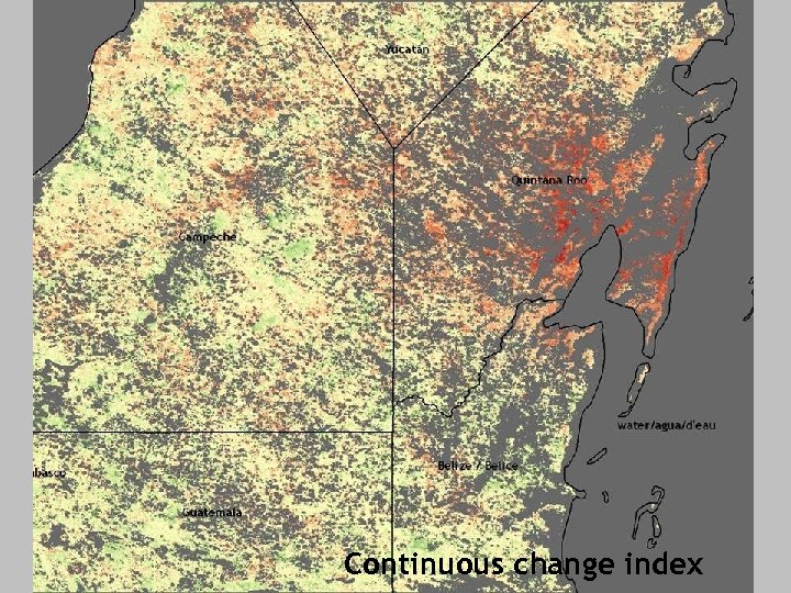 Continuous change index 