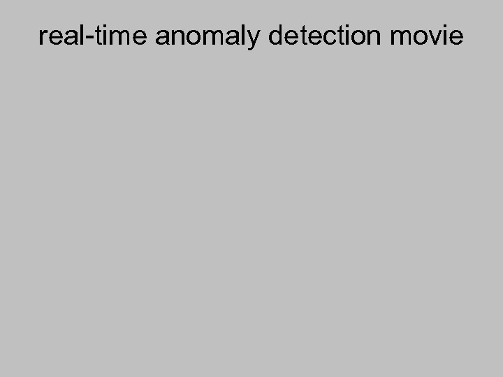 real-time anomaly detection movie 
