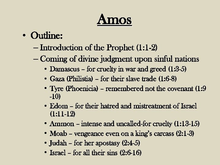 Bible Study For Pr Servants The Minor Prophetic Books