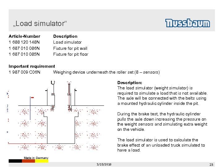 „Load simulator“ Article-Number 1 688 120 148 N 1 687 010 086 N 1