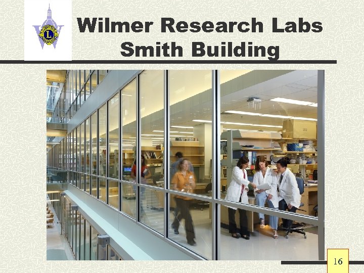 Wilmer Research Labs Smith Building 16 
