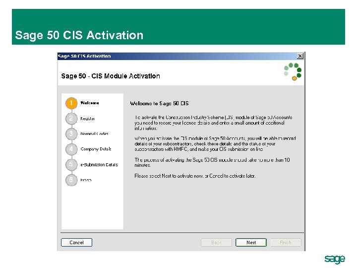 Sage 50 CIS Activation 