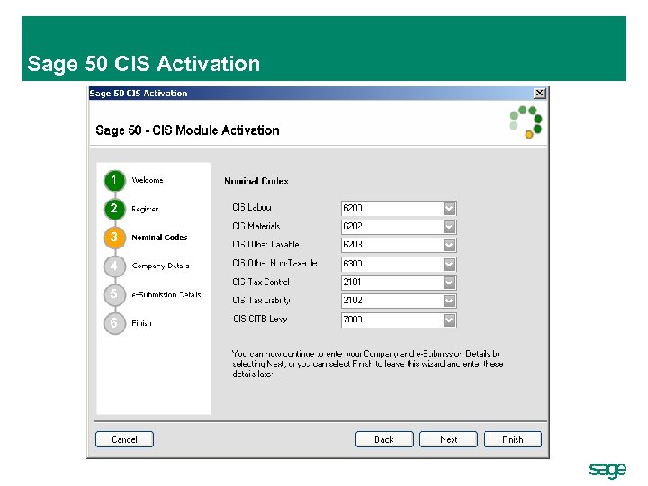 Sage 50 CIS Activation 