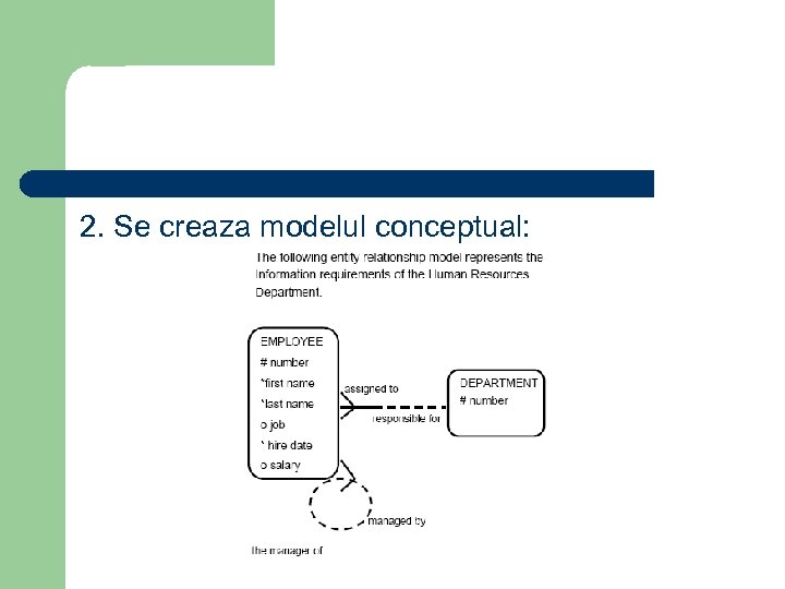 2. Se creaza modelul conceptual: 