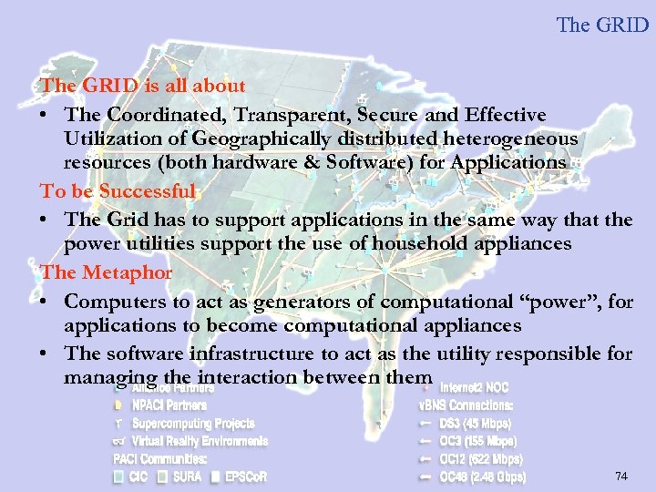 The GRID is all about • The Coordinated, Transparent, Secure and Effective Utilization of
