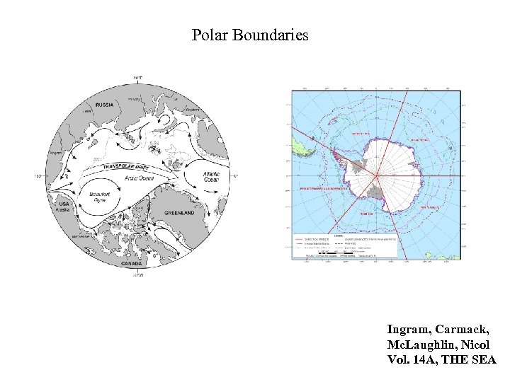 Polar Boundaries Ingram, Carmack, Mc. Laughlin, Nicol Vol. 14 A, THE SEA 