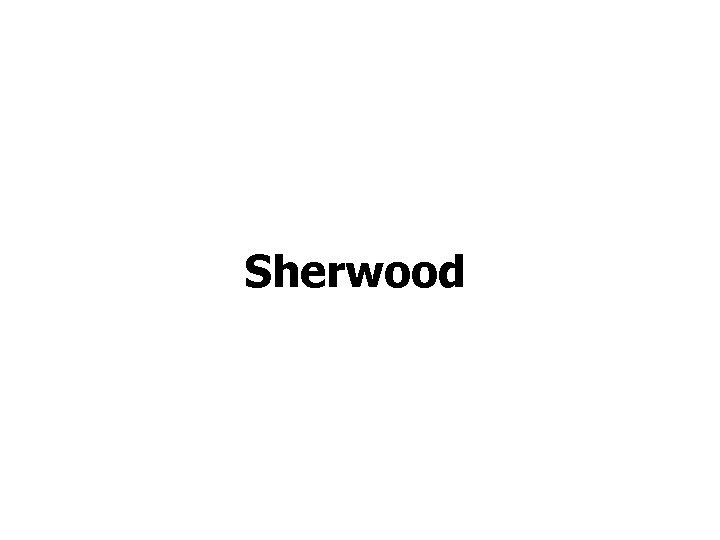 Sherwood 