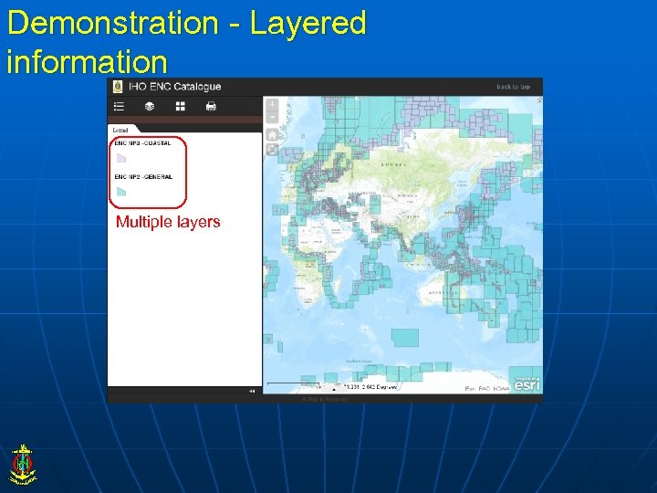 Demonstration - Layered information Multiple layers 