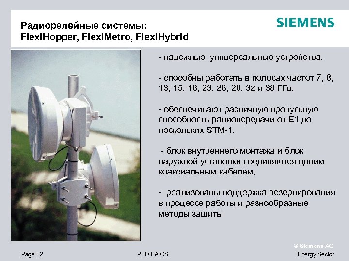 Радиорелейные системы: Flexi. Hopper, Flexi. Metro, Flexi. Hybrid - надежные, универсальные устройства, - способны