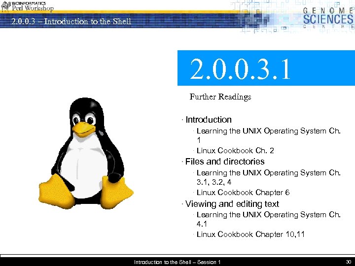 2. 0. 0. 3 – Introduction to the Shell 2. 0. 0. 3. 1