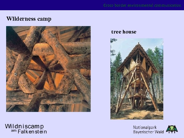 Cross-border environmental communication Wilderness camp tree house 