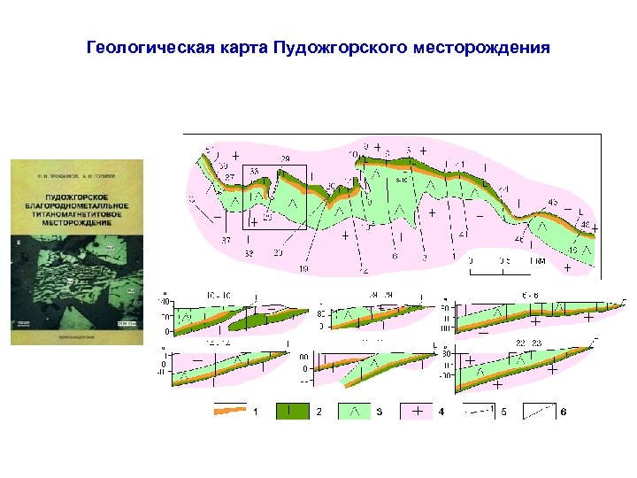 Геологическая карта Пудожгорского месторождения 