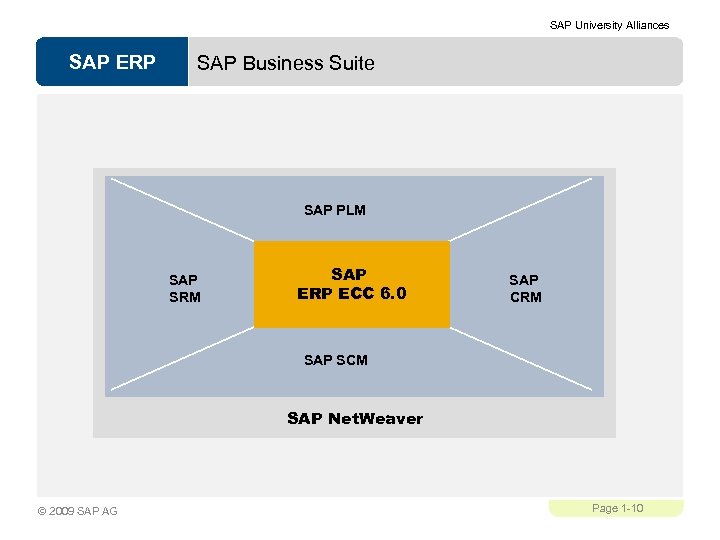 SAP University Alliances SAP ERP SAP Business Suite SAP PLM SAP SRM SAP ERP