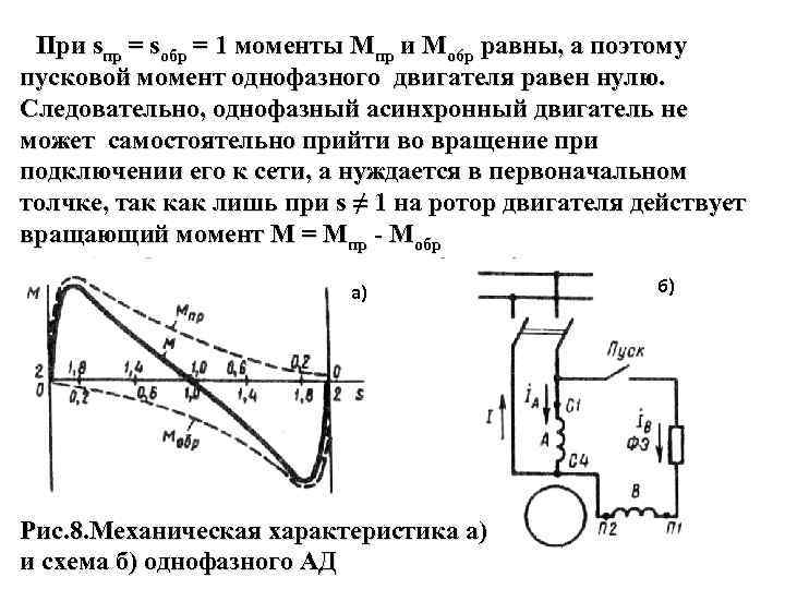При sпр = sобр = 1 моменты Мпр и Мо 6 р равны, а