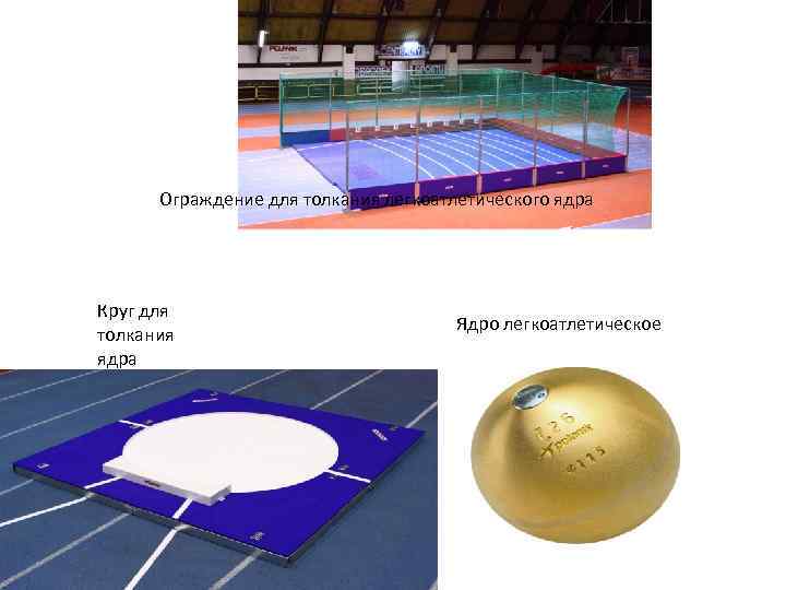 Ограждение для толкания легкоатлетического ядра Круг для толкания ядра Ядро легкоатлетическое 